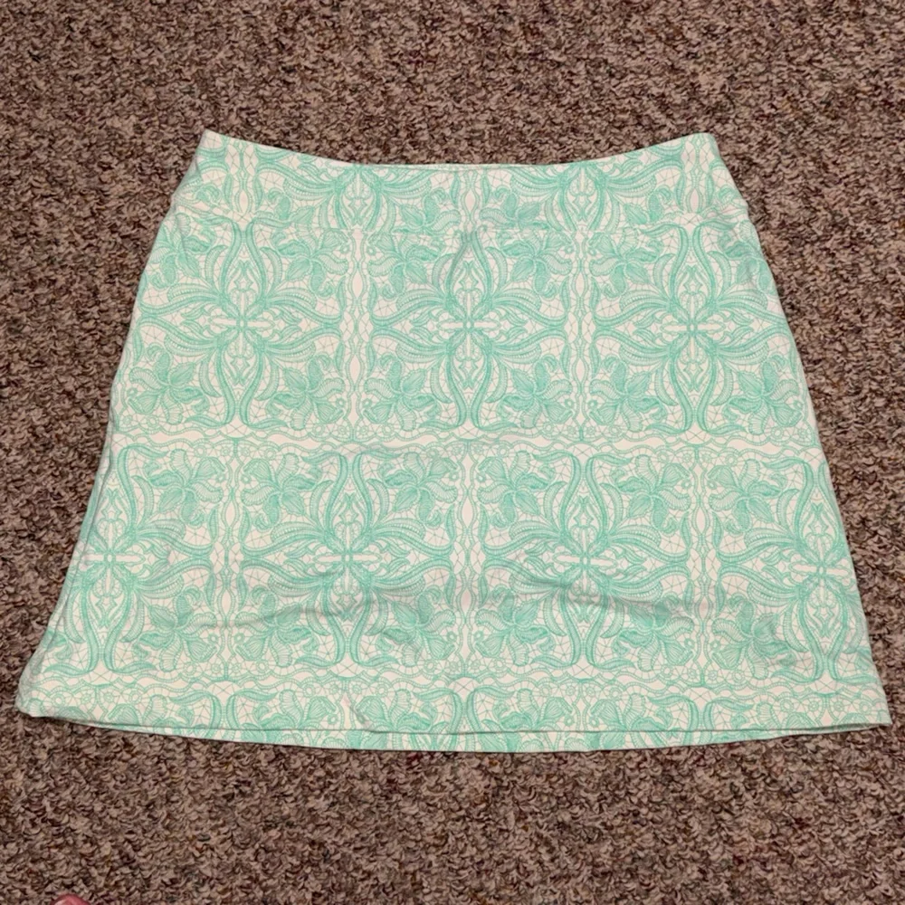 Women's size large Athleta Seafoam Green Patterned skort tennis work out‎ summer